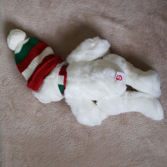 NWT Holiday Bear 🐻 Ty Vintage Classic Plush 🐻 5700 Collectible Toy PVC pellets - Picture 9 of 10